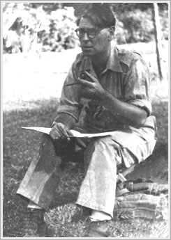 Norman Clark with Sketchbook